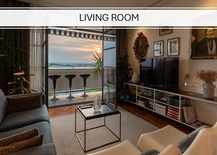 Bregos Superior - Unique Design 3-br - Unbelievable Panoramic View Of - Walking Distance From Unesco Palace And Bacvice - Free Parking - Buralux Apartman